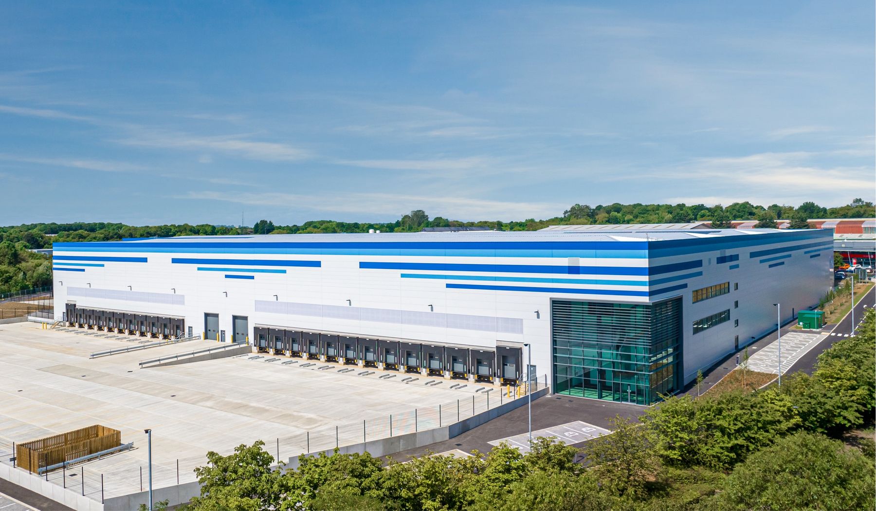 Unit 1 service yard and offices